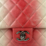 Chanel Quilted Caviar Ivory/Pink Ombre Jumbo Flap 2013