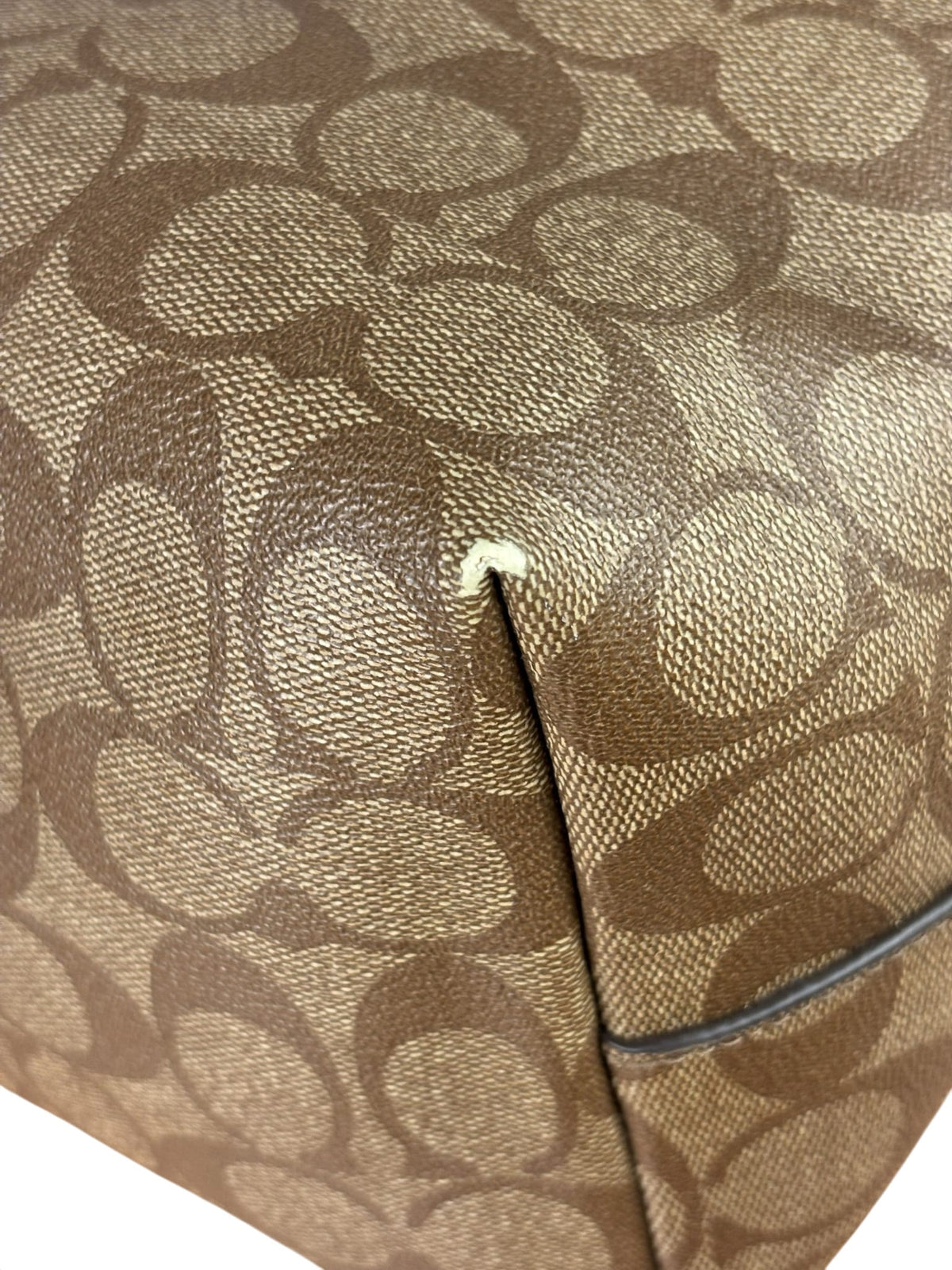 Coach Beige/Brown CC City Tote