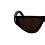 Yves Saint Laurent Black New Wave Sunglasses SL 468