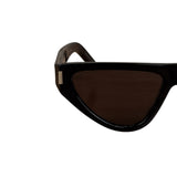 Yves Saint Laurent Black New Wave Sunglasses SL 468
