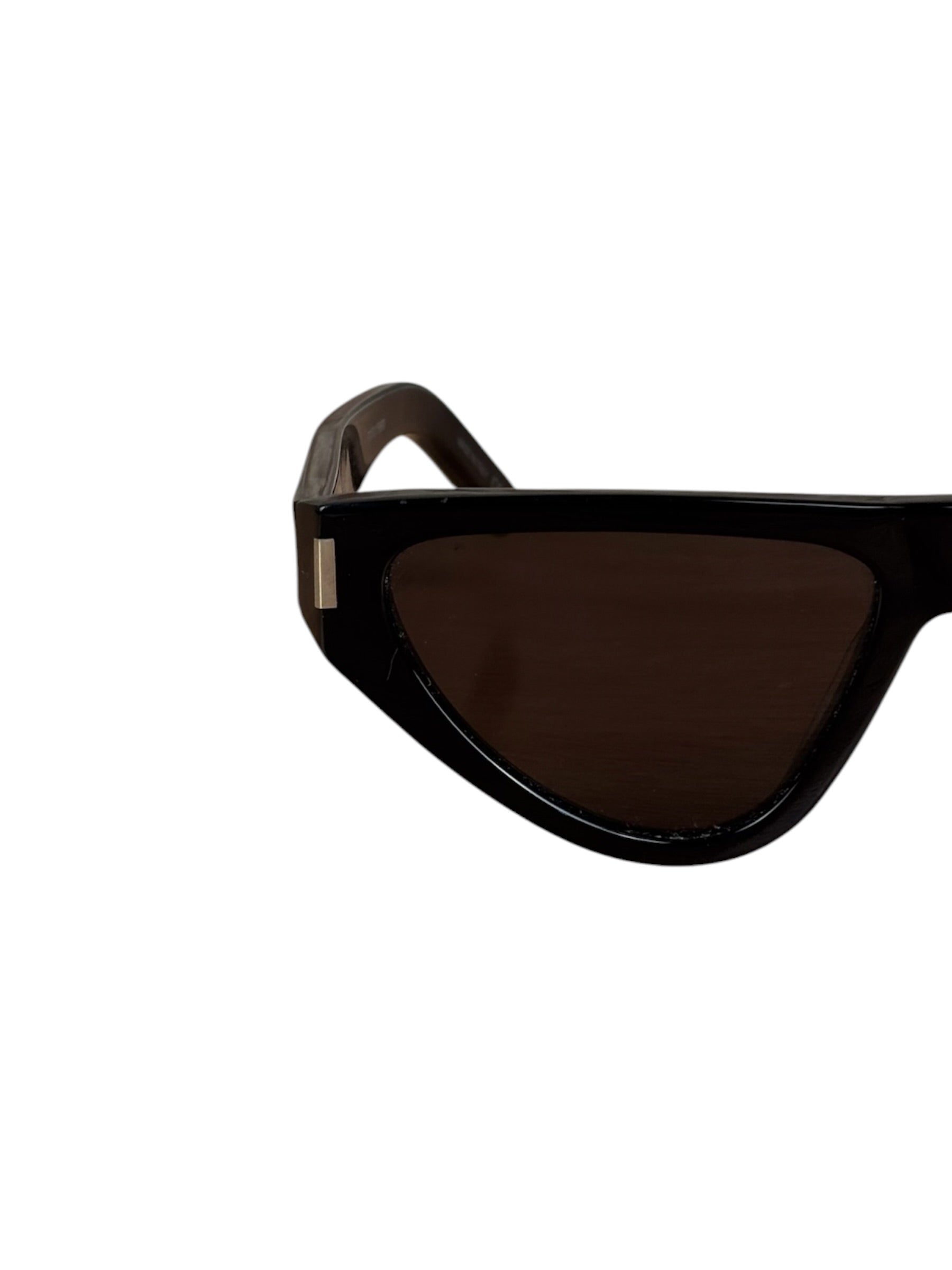 Yves Saint Laurent Black New Wave Sunglasses SL 468