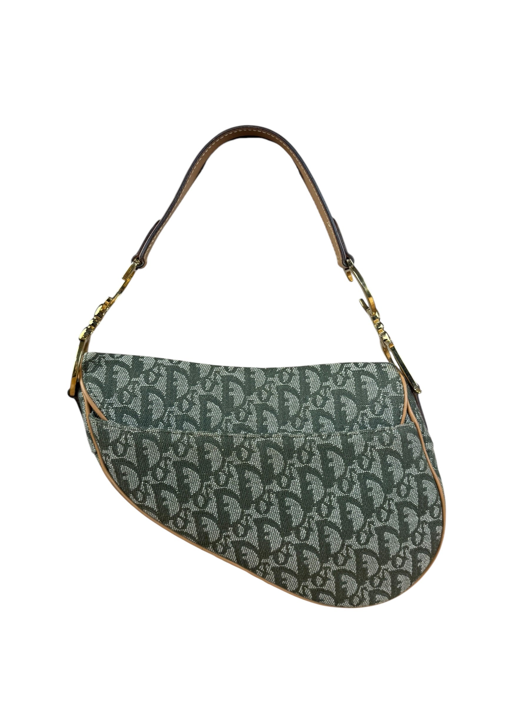 Christian Dior Vintage Trotter Saddle Shoulder Bag