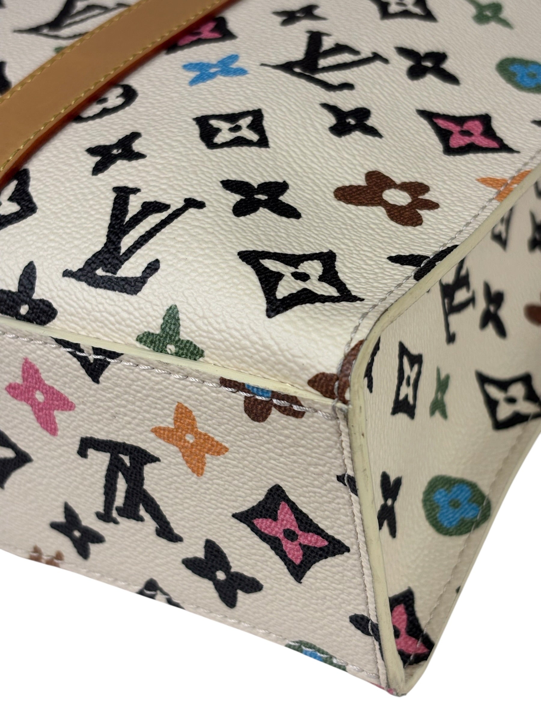 Louis Vuitton x Tyler Cream Monogram Craggy Sac Plat Tote