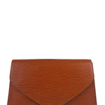 Louis Vuitton Vintage Art Deco Brown Epi Clutch
