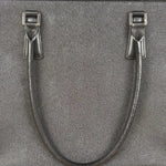 Burberry Black Saffiano Leather Tote Bag