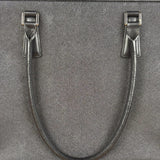 Burberry Black Saffiano Leather Tote Bag
