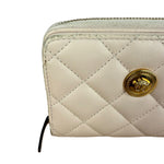 Versace Pink Leather Medusa Quilted Bifold Wallet
