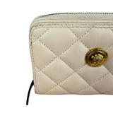 Versace Pink Leather Medusa Quilted Bifold Wallet