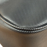 Bottega Veneta Black Coated Canvas PVC Shoulder Bag