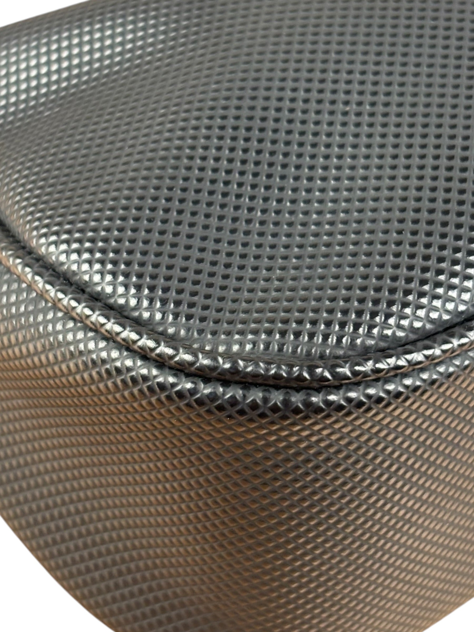 Bottega Veneta Black Coated Canvas PVC Shoulder Bag