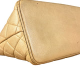 Chanel Caviar Quilted Medallion Tote Beige 2002 (Handle Wear)