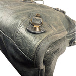Balenciaga Grey Leather Medium Le City Shoulder Bag