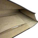 Chloe Grey Leather/Suede Faye Clutch