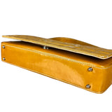 Chanel Vintage East West Patent Flap Bag