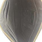 Yves Saint Laurent Black Pebbled Leather Pouch