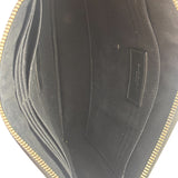 Yves Saint Laurent Black Pebbled Leather Pouch