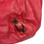 Balenciaga Red Leather Le City Tote