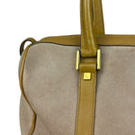 Gucci Vintage Pink Suede Mini Boston Handbag