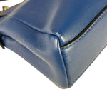 Fendi Navy Leather Peekaboo Micro Two-Way Bag