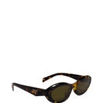 Prada Tortoise Shell Oval Sunglasses SPR 26Z-F