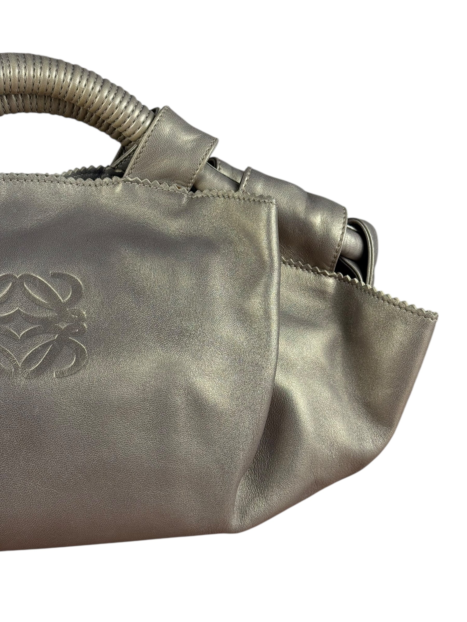 Loewe Metallic Gold Nappa Aire Leather Handbag