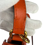 Gucci Orange Leather Snaffle Shoulder Bag