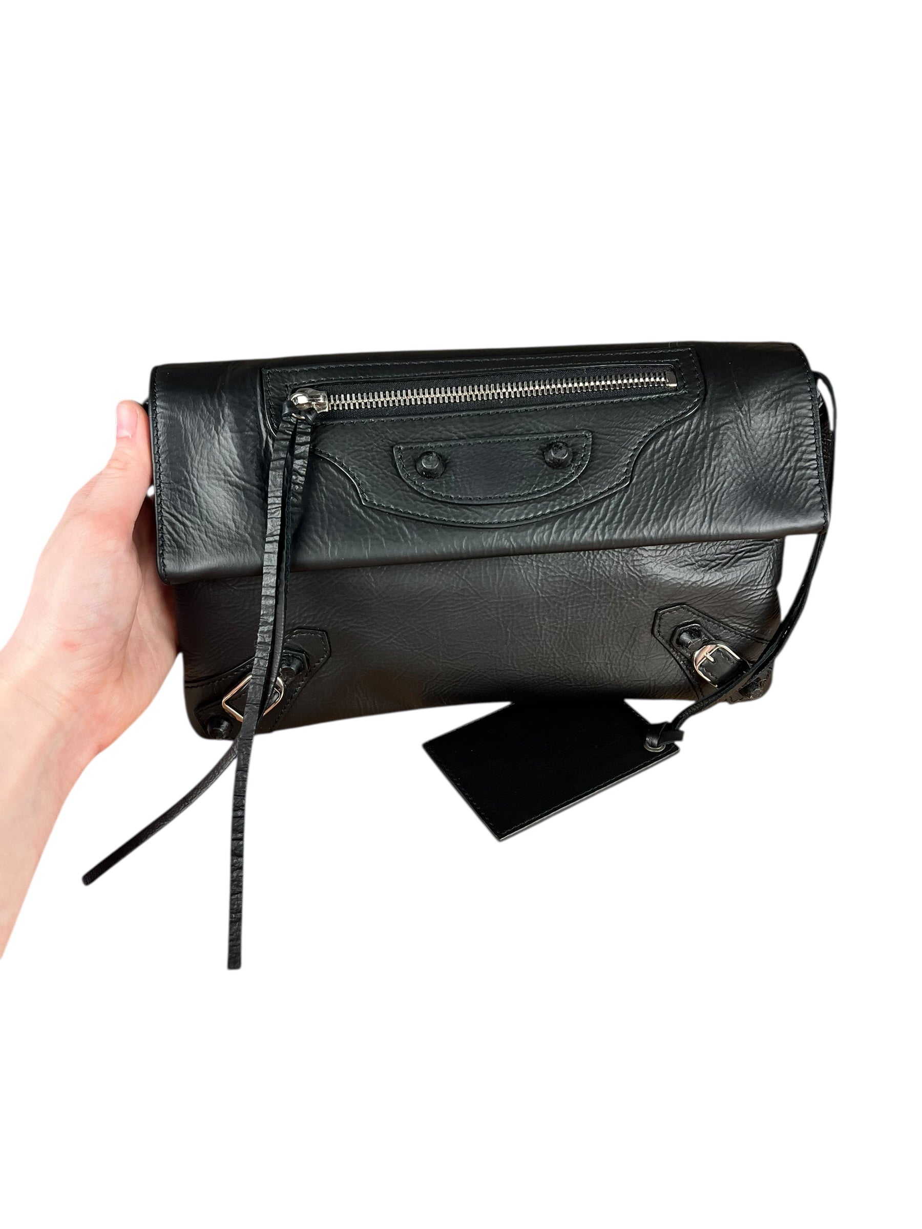 Balenciaga Envelope Clutch Black