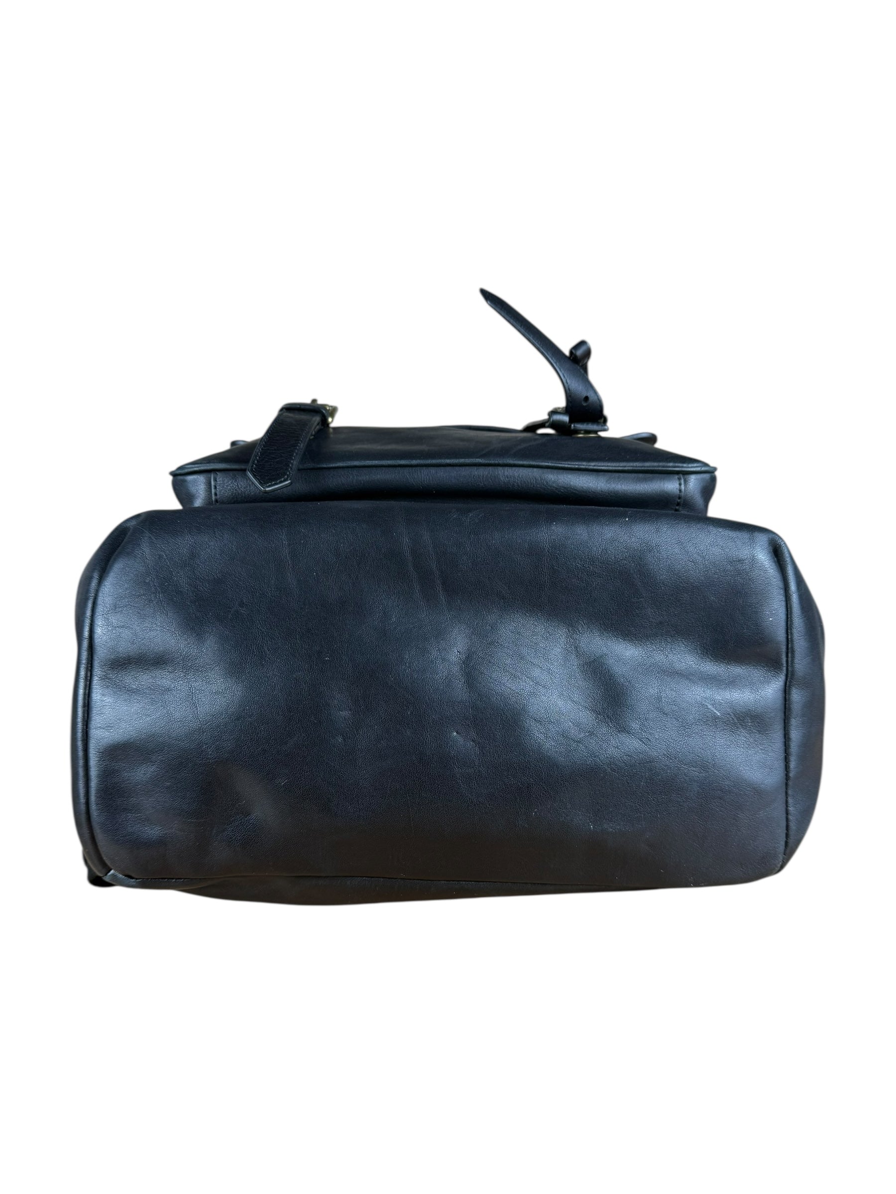 Coach black Leather Backpack