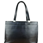 Gucci Vintage Black Leather Shoulder Tote