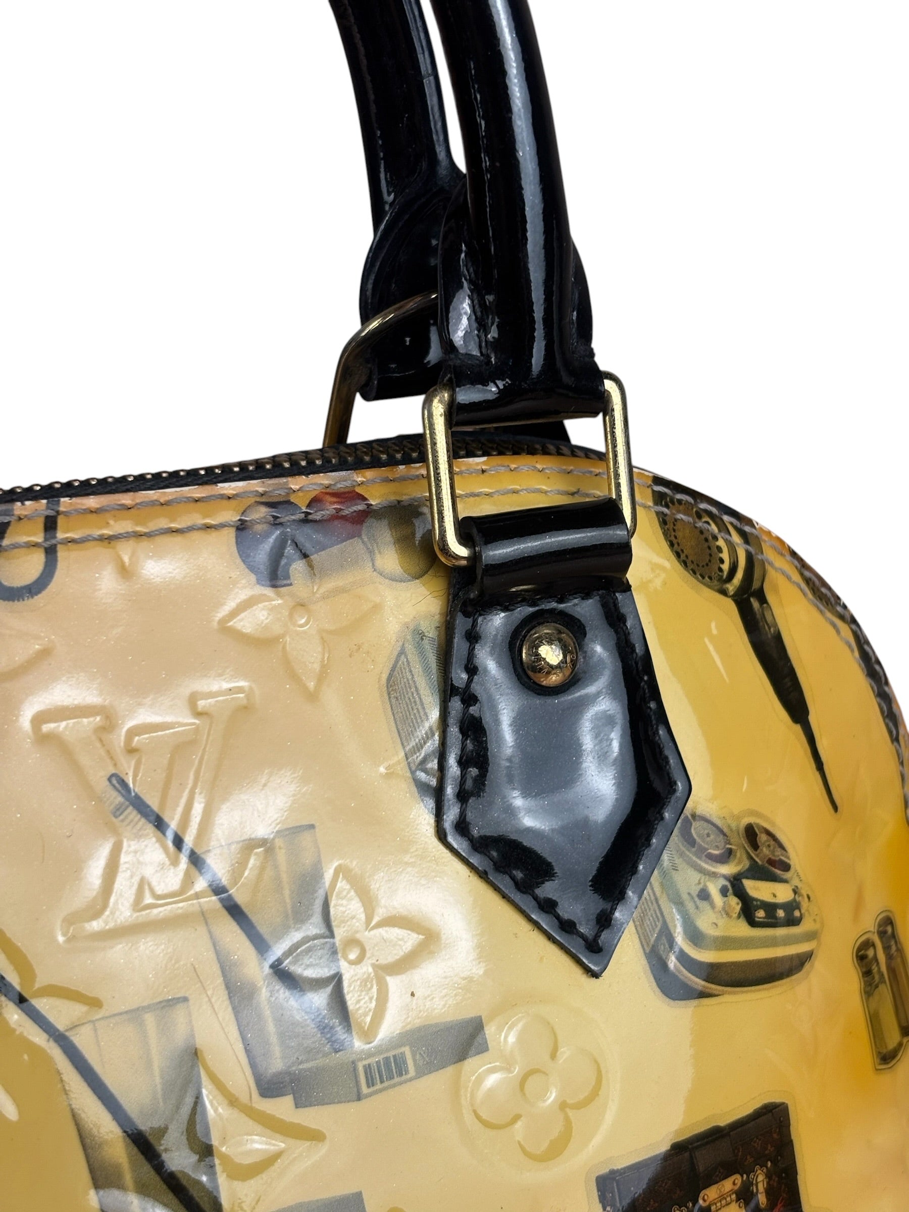 Louis Vuitton Alma BB Vernis Leather Stickers