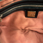 Fendi Vintage Grey/Black Knit Wool Baguette