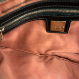 Fendi Vintage Grey/Black Knit Wool Baguette