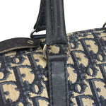 Christian Dior Vintage Blue Oblique Trotter Boston Bag