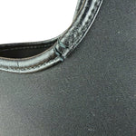 Ferragamo Vintage Black Leather Lined Shoulder Tote
