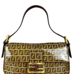 Fendi FF Sequin PVC Coated Canvas Baguette