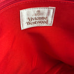 Vivienne Westwood Red Canvas Tote Bag