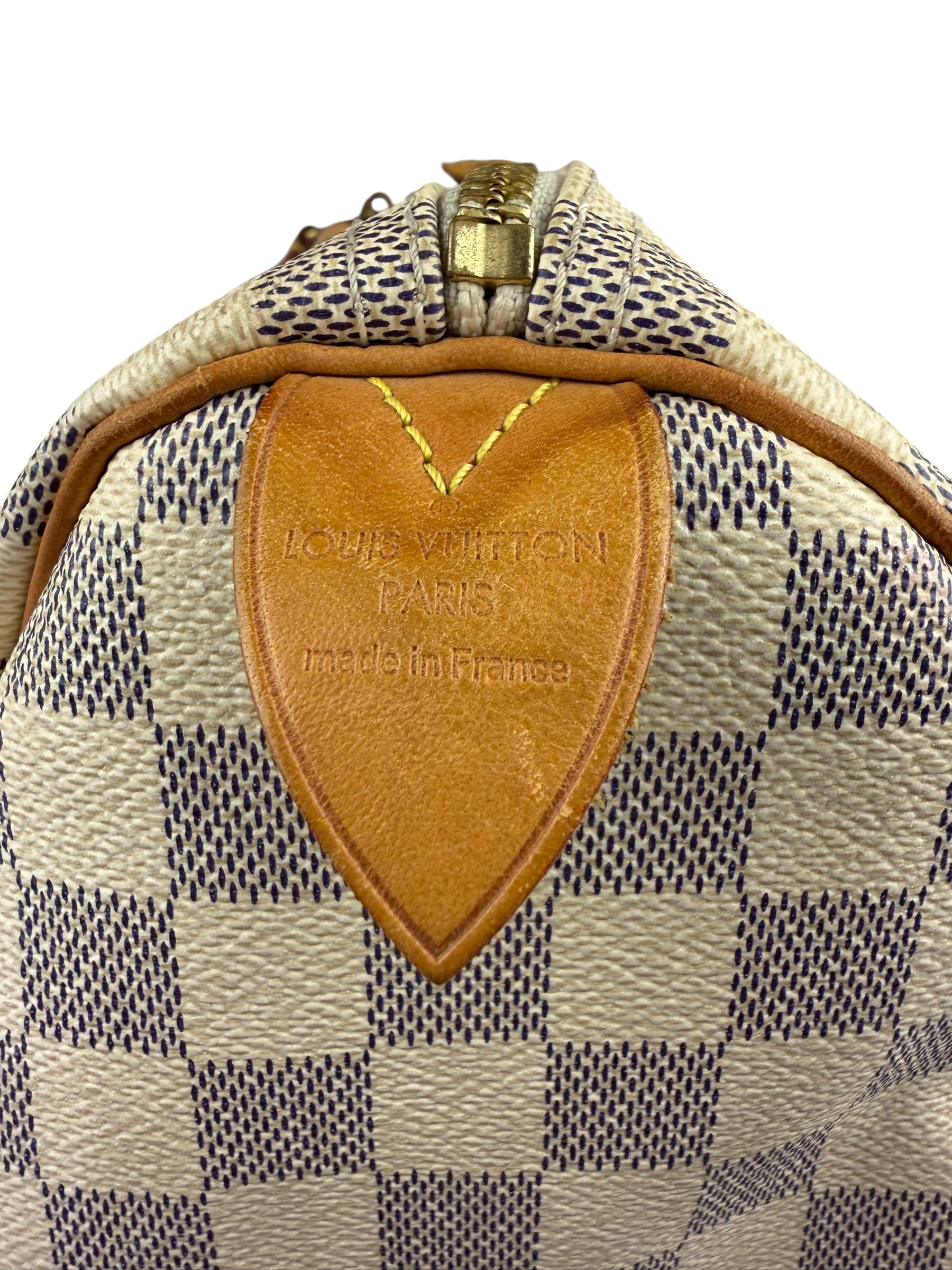 Louis Vuitton Damier Azur Speedy Hand Bag