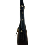 Coach Black Leather Eliza Shoulder Bag