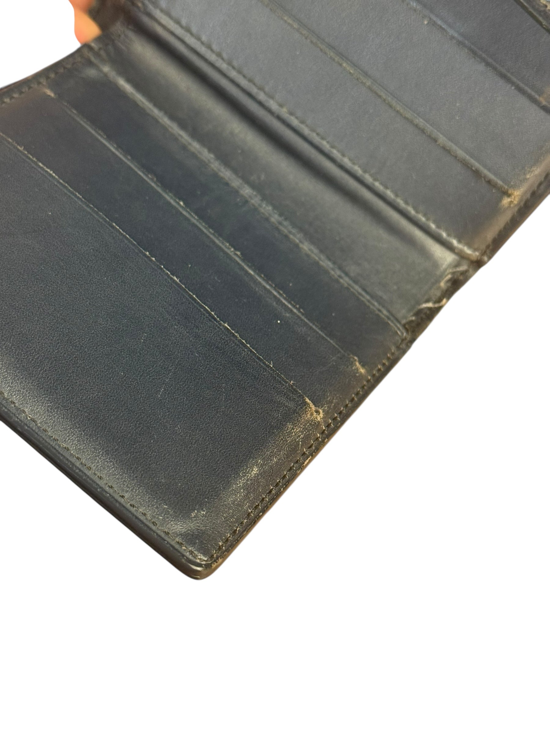 Louis Vuitton Vintage Dark Grey Matte Vernis Wallet