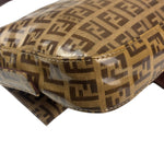 Fendi Brown PVC Zucca Baguette