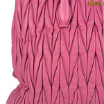 Miu Miu Pink Nappa Leather 2Way Tote Bag