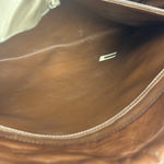 Chanel Brown Quilted Leather Flap Chain Messenger Bag