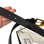 Gucci Black Leather Belt
