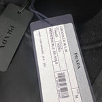 Prada Black Nylon Logo Pullover