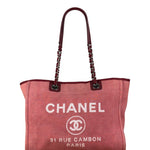 Chanel Coral Pink Medium Deauville Shopping Tote Bag 2014