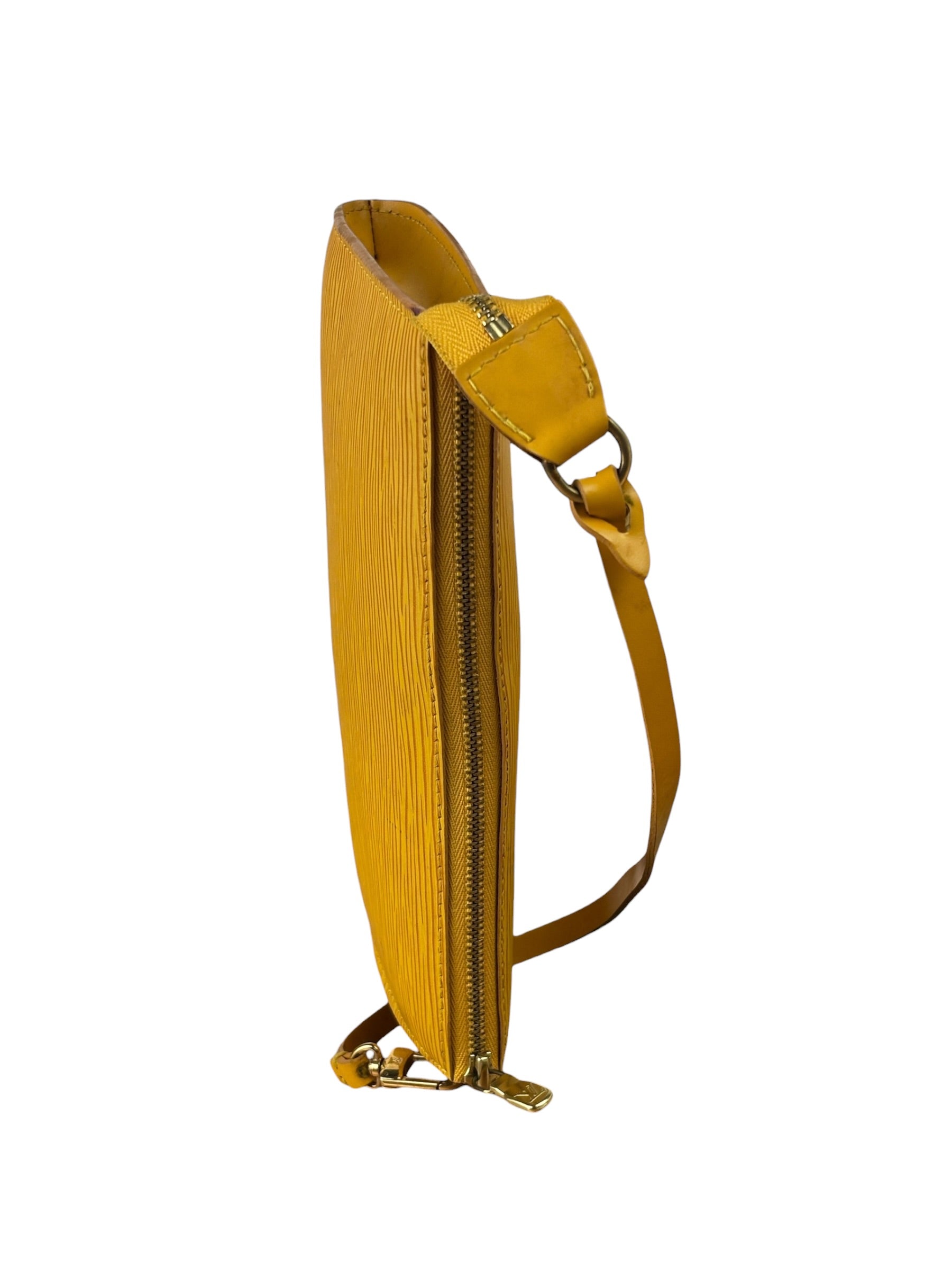Louis Vuitton Yellow Epi Leather Pochette