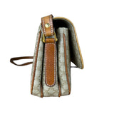 Celine Vintage Macadam Canvas Crossbody Bag