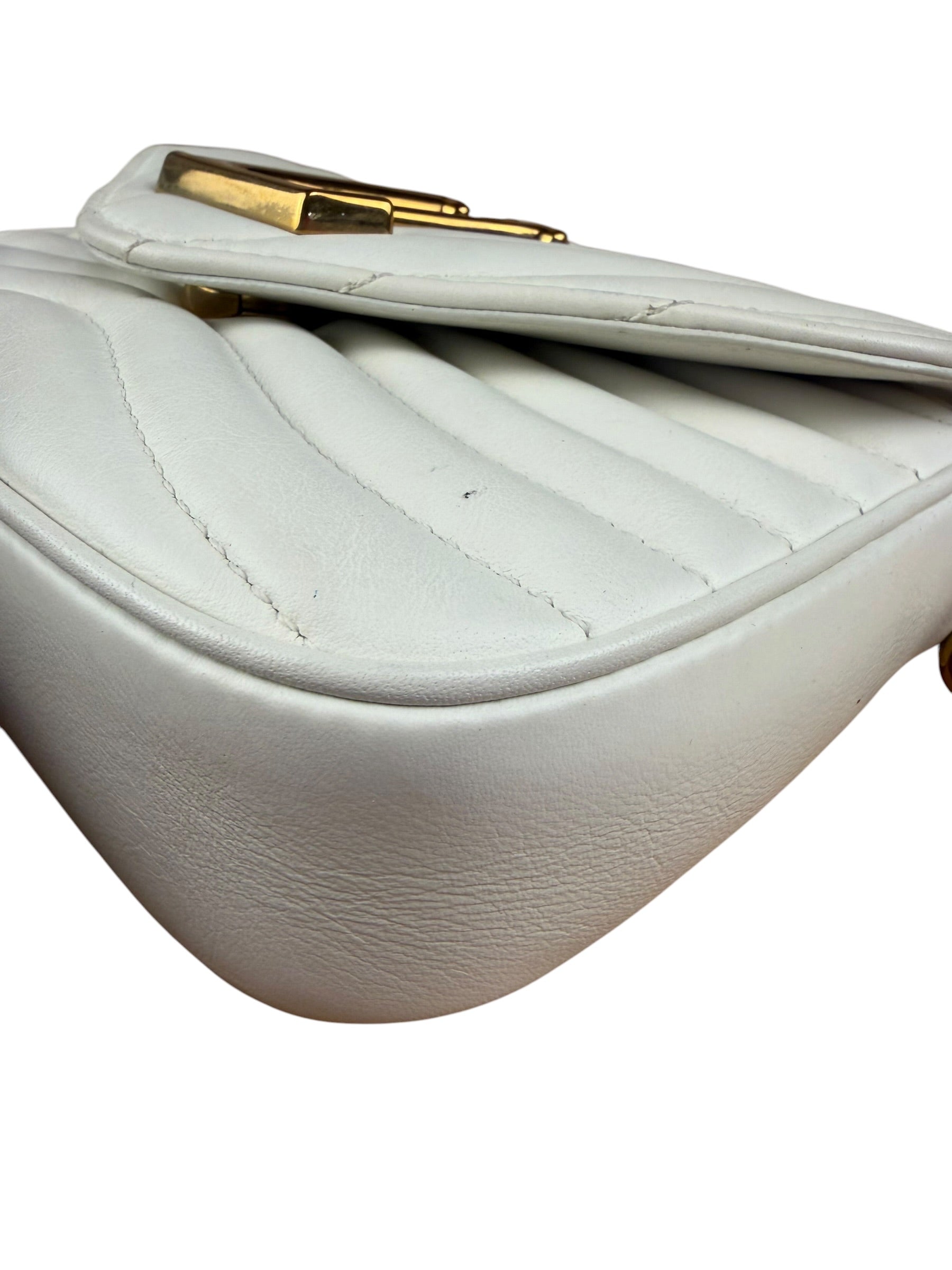 Louis Vuitton White Leather New Wave Multi Crossbody Pochette