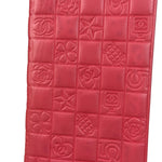 Chanel Pink Quilted Leather Lucky Symbols Long Wallet 2004