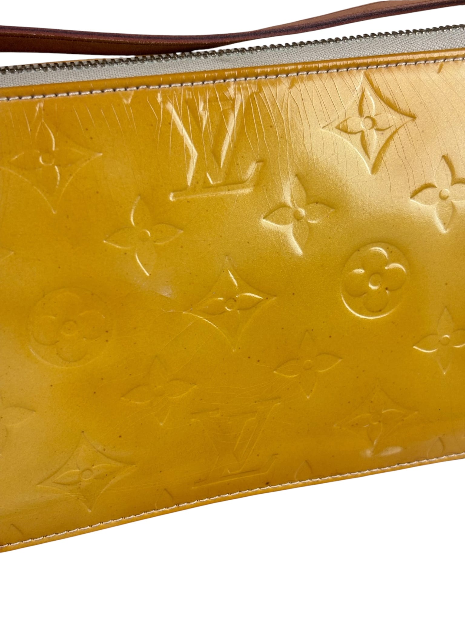 Louis Vuitton Yellow Vernis Lexington Pochette